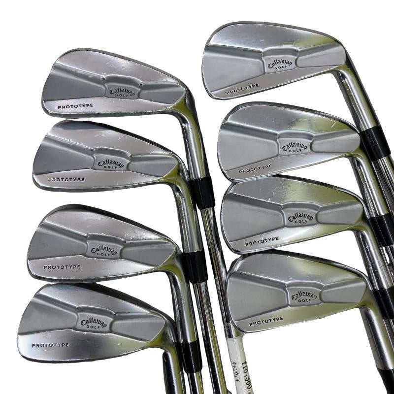 Callaway X Prototype Iron Set 8pcs Memphis 10 DB Uniflex RH Golf Club Japan - photo 1