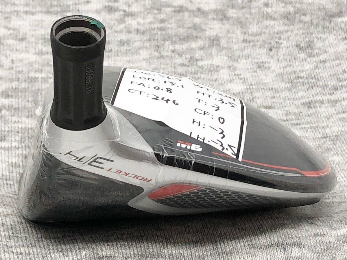 TaylorMade M6 Rocket Tour Issue Proto Fairway Wood Head 14 Deg Hotmelt RH Japan - photo 6