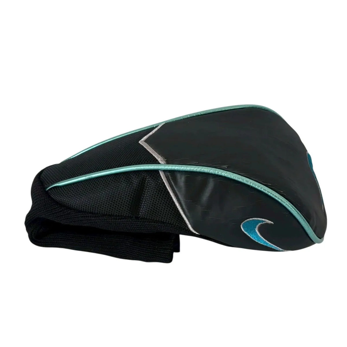 Nike Golf FW UT Head Cover Black Blue Embroidered Swoosh Synthetic Leather Knit - photo 5