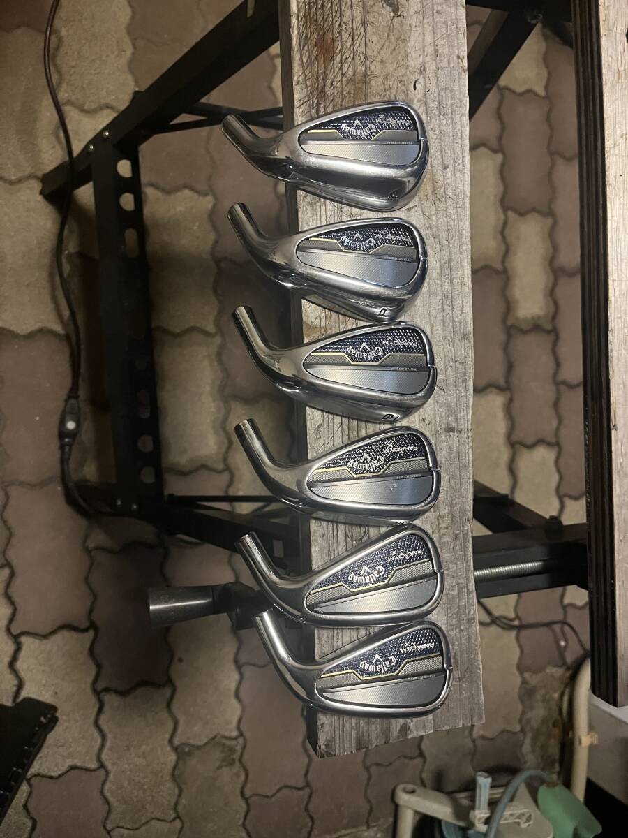 Callaway Paradym X Iron Set 6pcs Head Only RH Golf Club Japan - photo 1