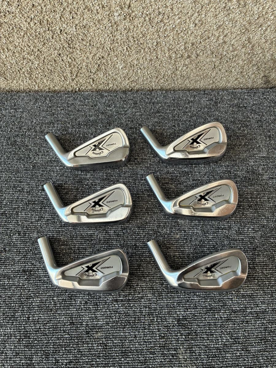 Callaway X Forged 2007 Iron Set 5-PW 6pcs Head Only RH Golf Japan - photo 2