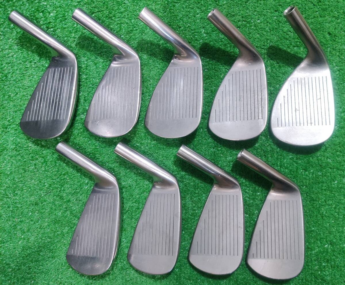 PRGR DATA601 Iron Head Only Set 3-PW AW 9pcs RH Golf Club Japan Spec - photo 6