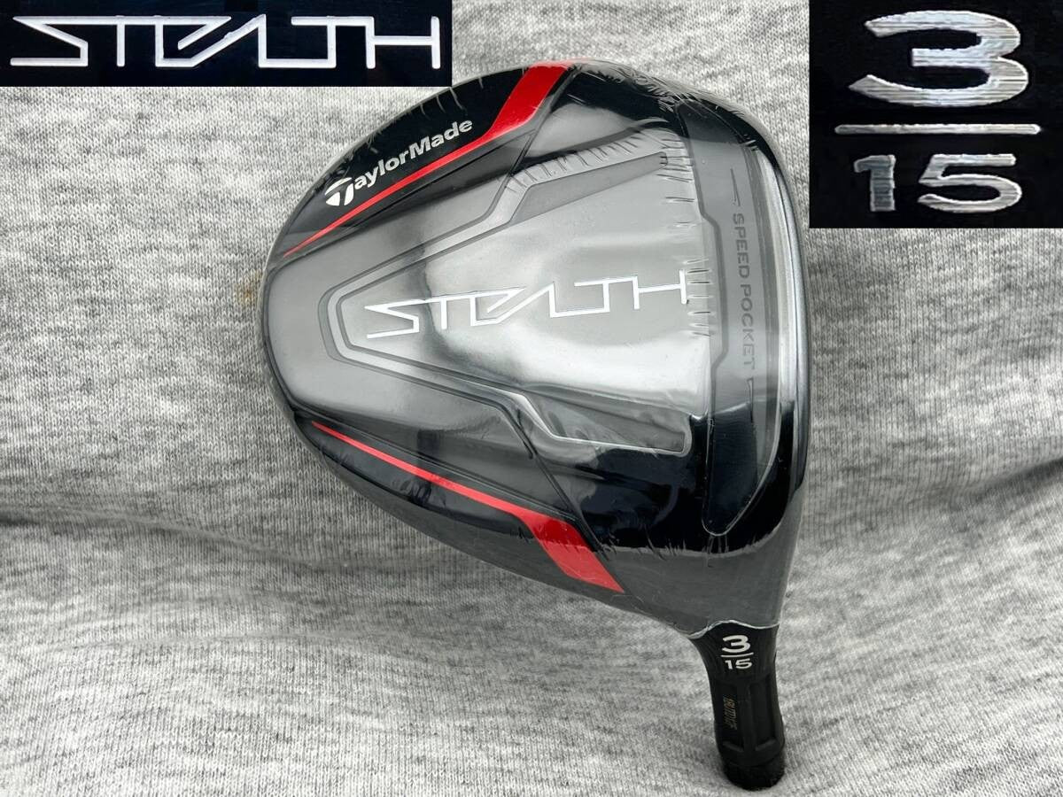 TaylorMade Stealth 3 Wood Version 2 Tour Issue Head 15 Deg CT249 RH Japan - photo 1