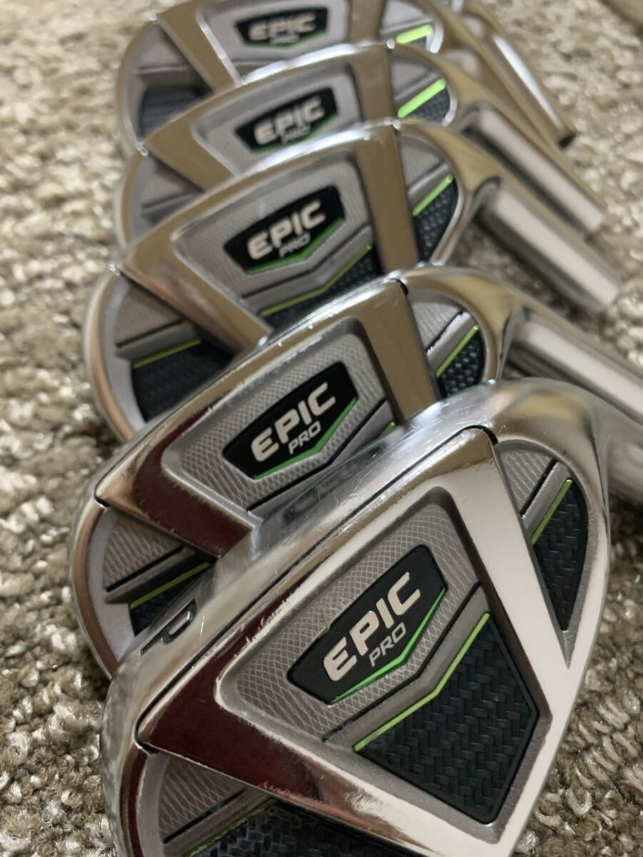 Callaway Epic Pro Iron Set 5-PW 6pcs Head Only RH Golf Club Japan - photo 10