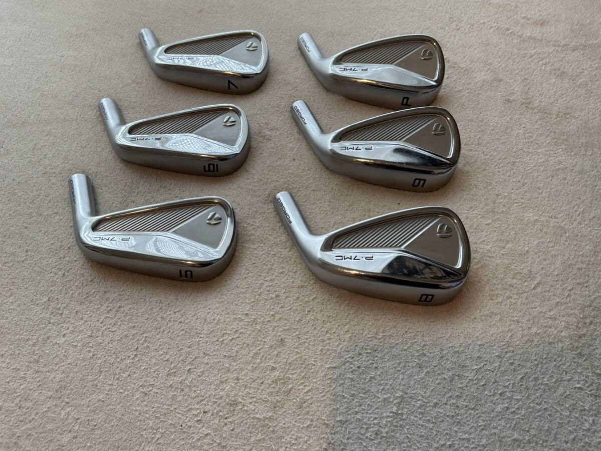 TaylorMade P7MC 2023 Iron Set 5-PW 6pcs Head Only RH Golf Club Japan - photo 4