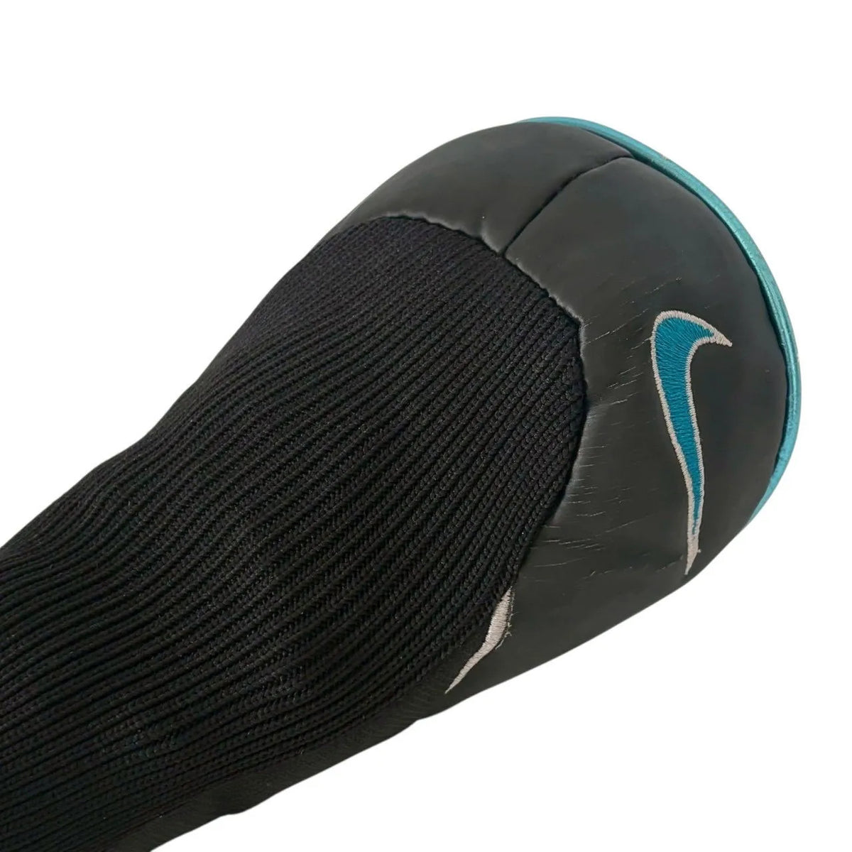 Nike Golf FW UT Head Cover Black Blue Embroidered Swoosh Synthetic Leather Knit - photo 12
