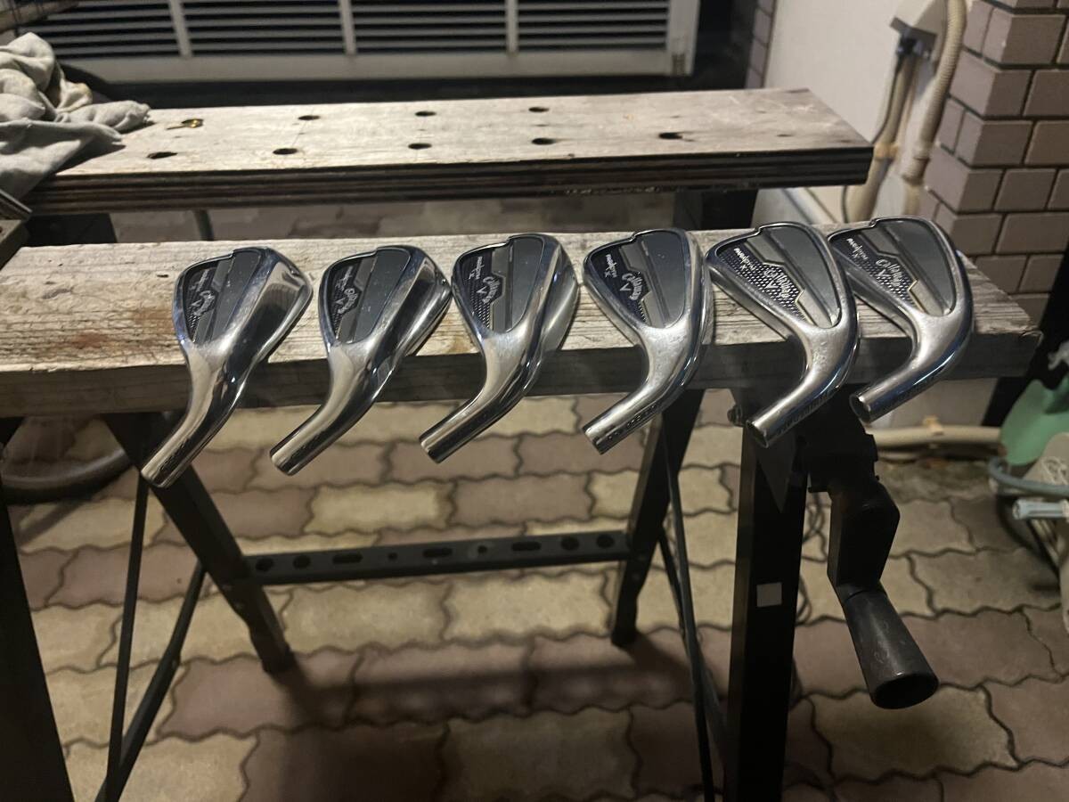 Callaway Paradym X Iron Set 6pcs Head Only RH Golf Club Japan - photo 2