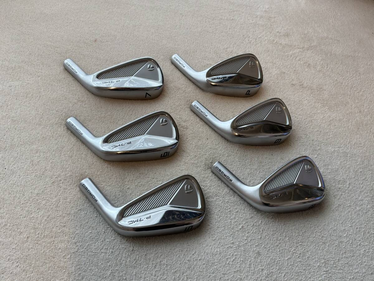 TaylorMade P7MC 2023 Iron Set 5-PW 6pcs Head Only RH Golf Club Japan - photo 3