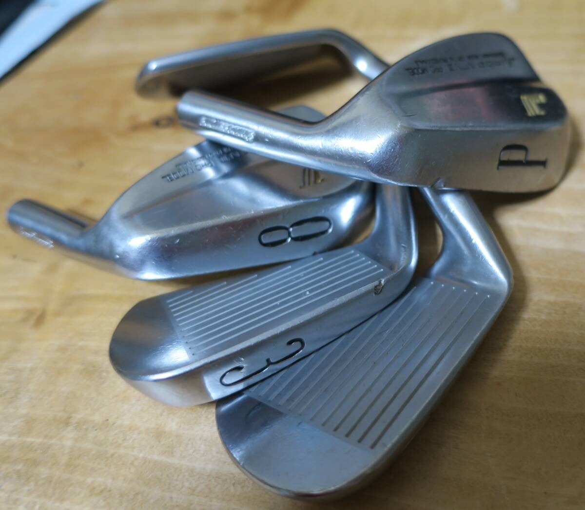 Bridgestone J'S Iron Set Heads Only 8pcs 3-PW RH Men Japan - photo 3