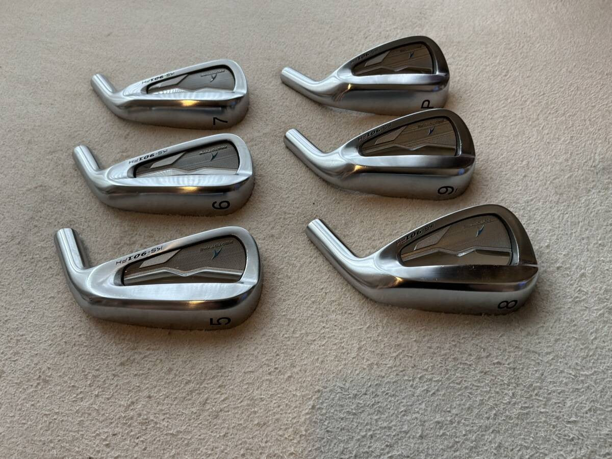 Akira Prototype KS 901 FH Iron Set 5-PW 6pcs Head Only RH Golf Japan - photo 4