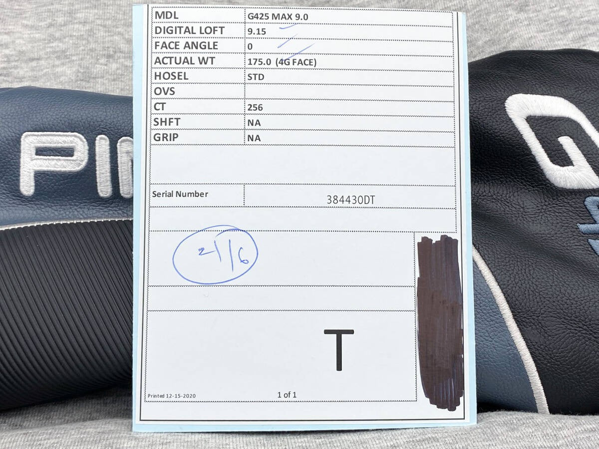 PING G425 Max Driver Head Only 9.0° Tour Issue WRX Proto CT256 - photo 9