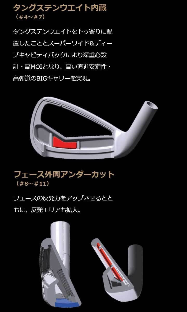 HONMA TW GS TOUR WORLD 5 irons #6-10 NS Pro 950 GH neo S - photo 5