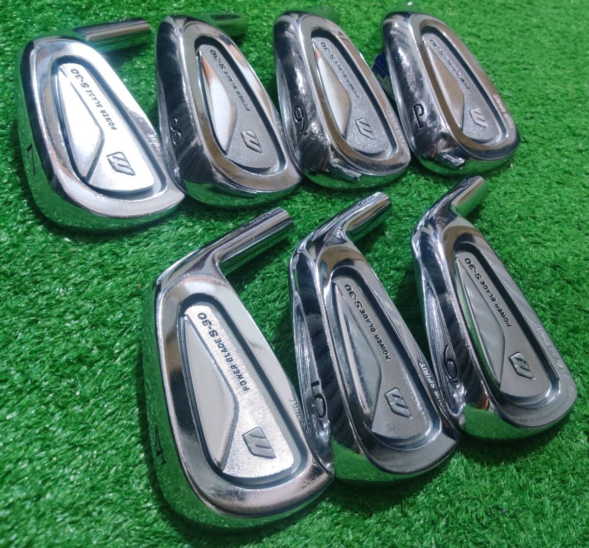 Mizuno Tour Spirit Power Blade S-30 Iron Head Set 7pcs #4-PW - photo 2