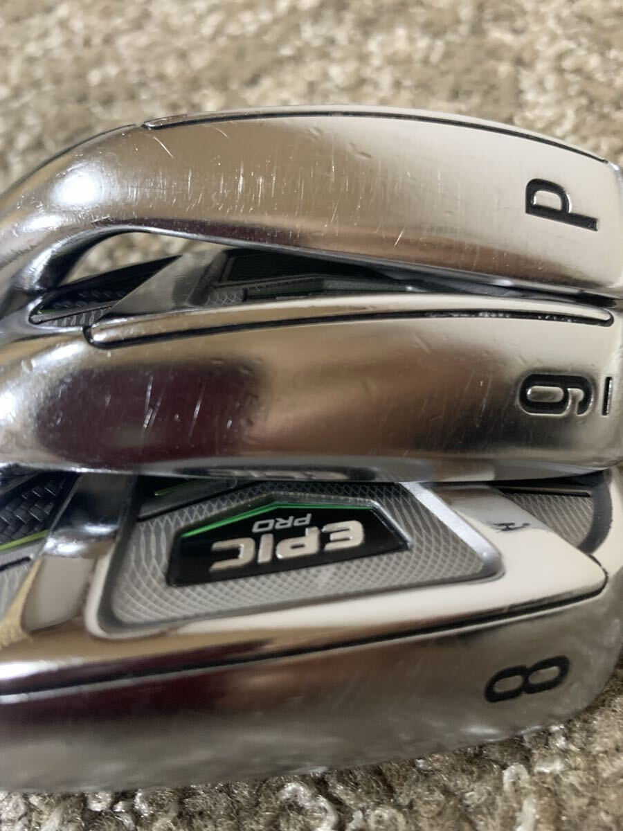Callaway Epic Pro Iron Set 5-PW 6pcs Head Only RH Golf Club Japan - photo 9
