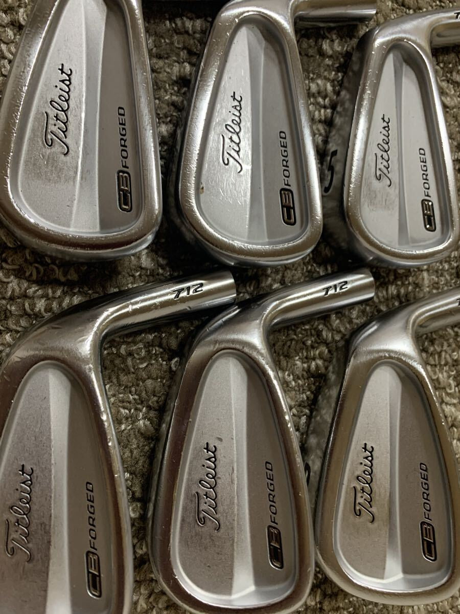 Titleist CB 712 Forged Iron Set 5-PW 6pcs Head Only RH Golf Japan - photo 1