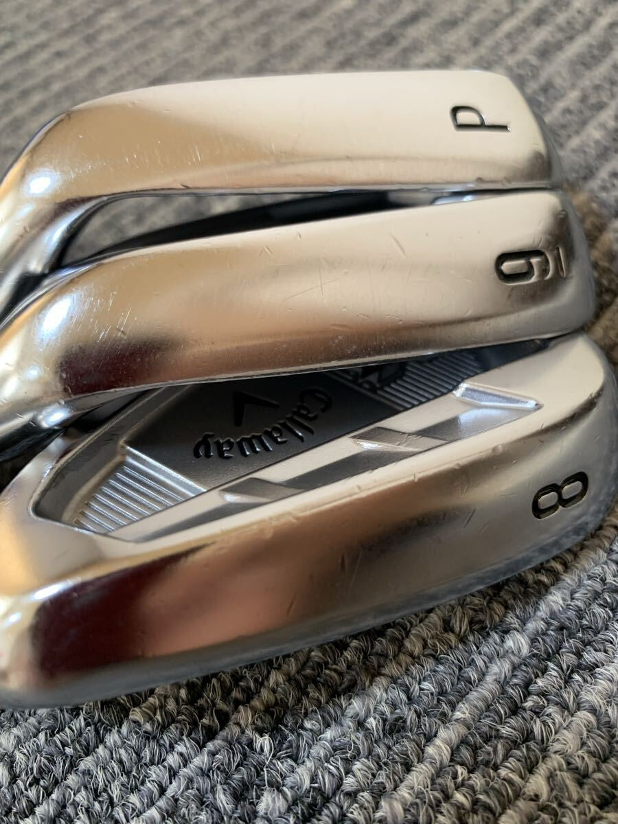 Callaway RAZR X Forged Iron Set 5-PW 6pcs Head Only RH Golf Club Japan - photo 9