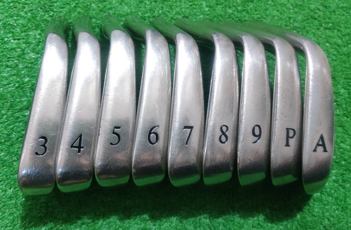 PRGR DATA601 Iron Head Only Set 3-PW AW 9pcs RH Golf Club Japan Spec - photo 5