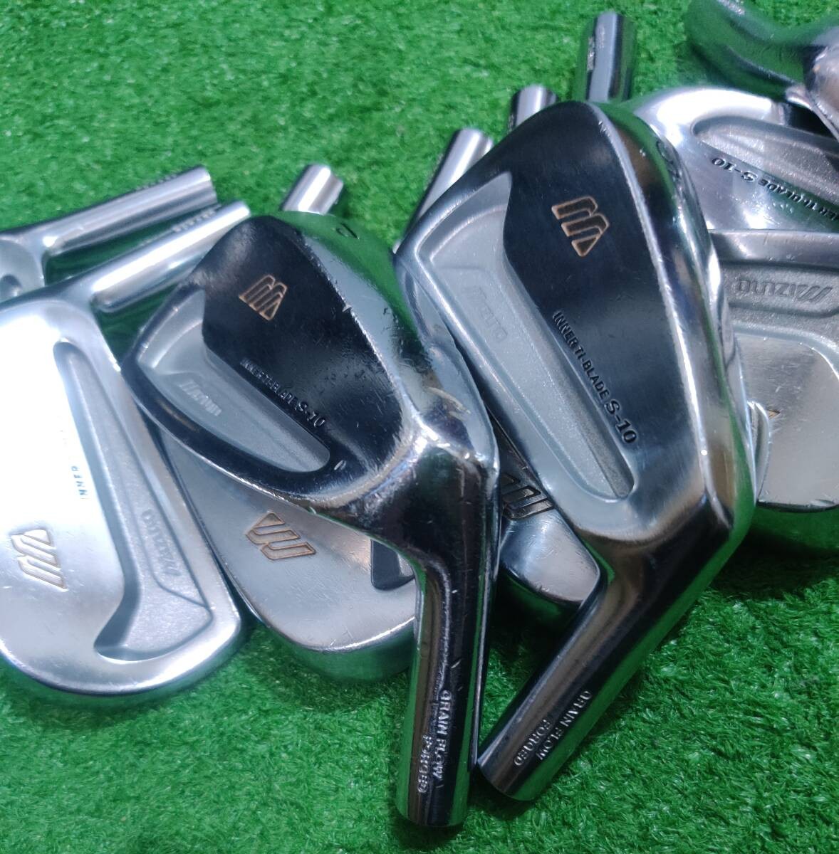 Mizuno S-10 Iron Head Set 9pcs #3-PW FW Grain Flow Forged - photo 7