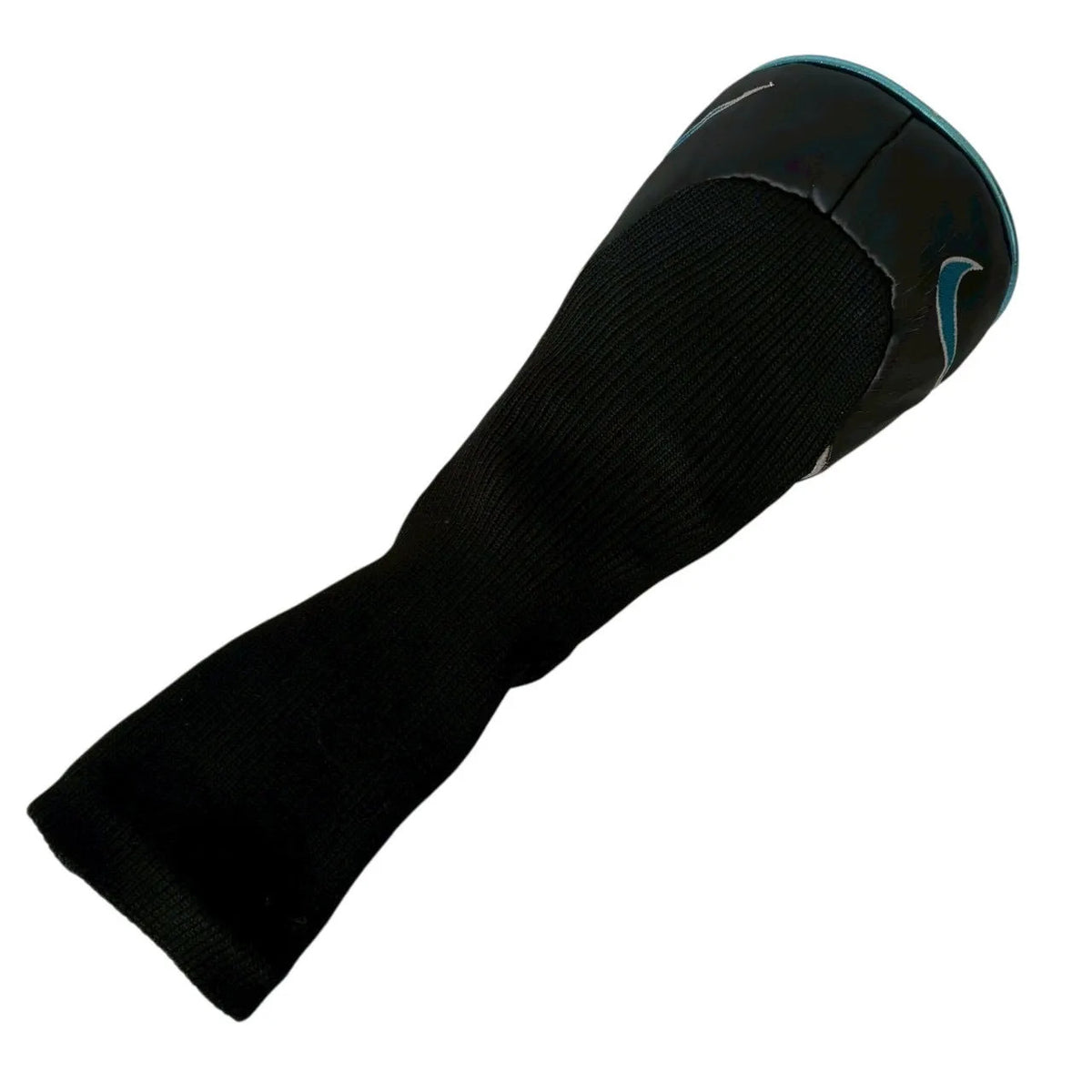 Nike Golf FW UT Head Cover Black Blue Embroidered Swoosh Synthetic Leather Knit - photo 3