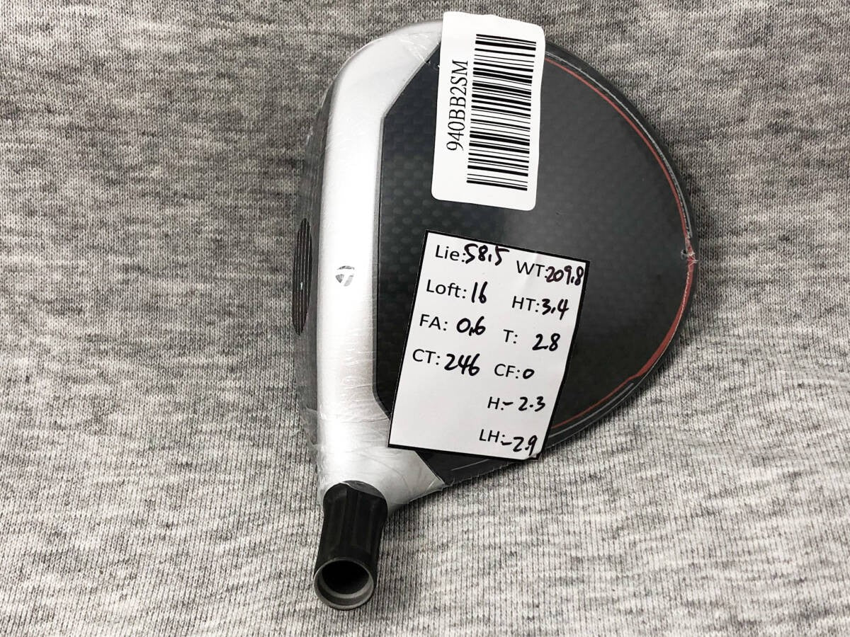 TaylorMade M6 Tour Issue Proto 3HL Fairway Wood Head 15 Deg Hotmelt RH Japan - photo 3