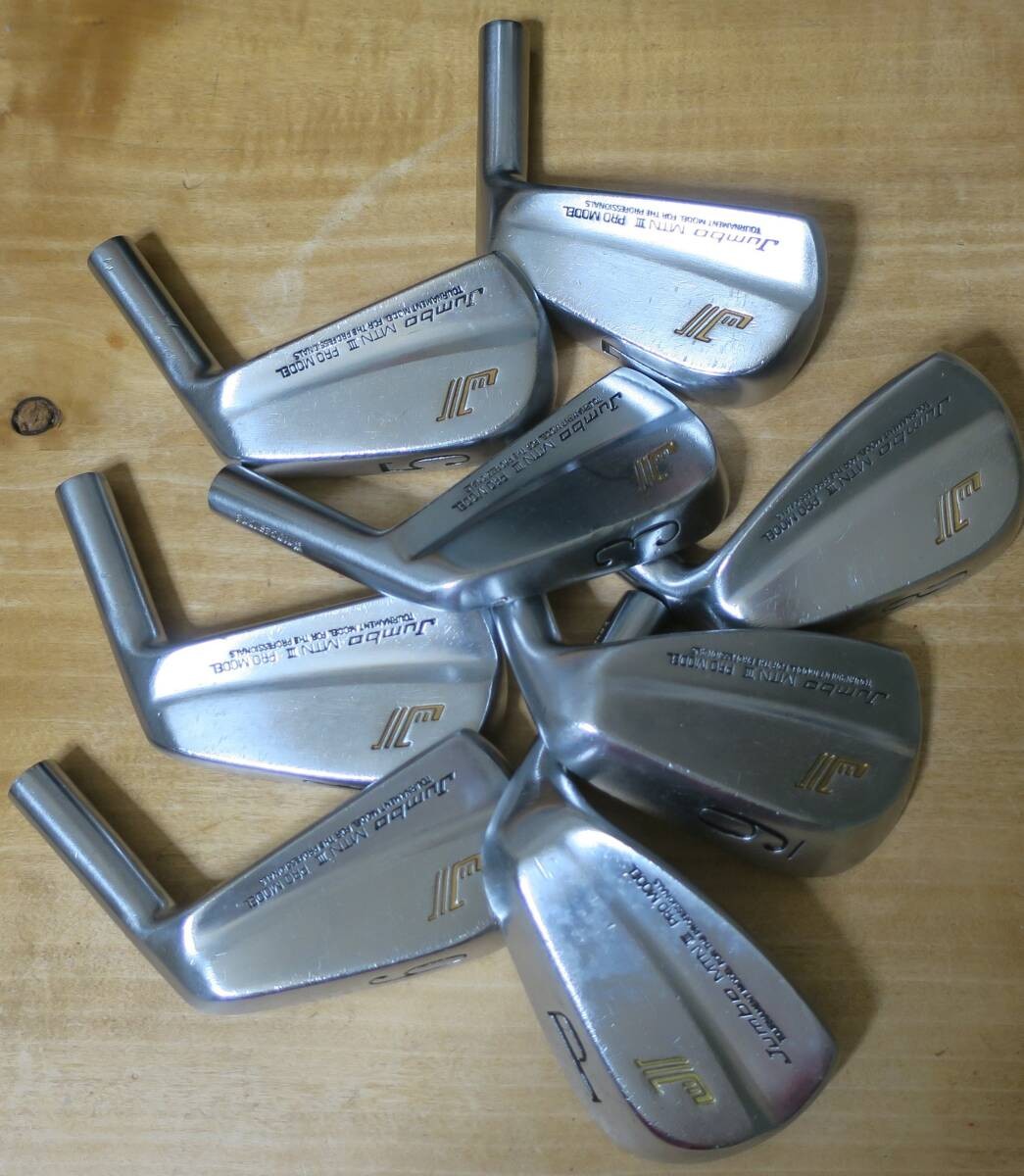 Bridgestone J'S Iron Set Heads Only 8pcs 3-PW RH Men Japan - photo 5