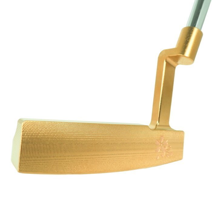 MUTSUMI HONMA MH-282M Putter Mallet Type 34" Gold IP Model - photo 5