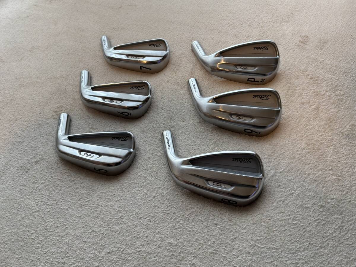 Titleist T100 2021 Iron Set 5-PW 6pcs Head Only RH Golf Club Japan - photo 2