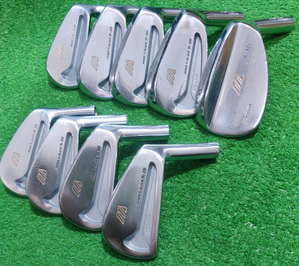 Mizuno S-10 Iron Head Set 9pcs #3-PW FW Grain Flow Forged - photo 2
