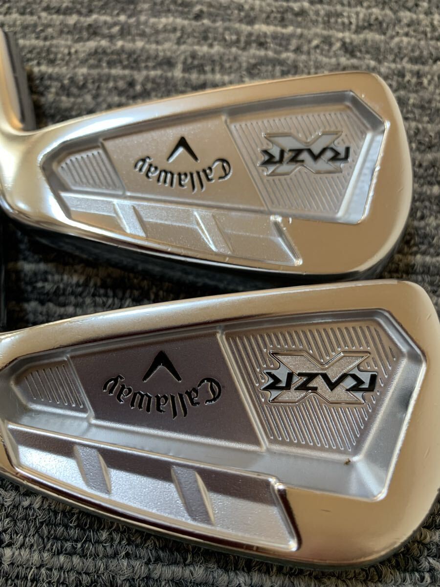 Callaway RAZR X Forged Iron Set 5-PW 6pcs Head Only RH Golf Club Japan - photo 2