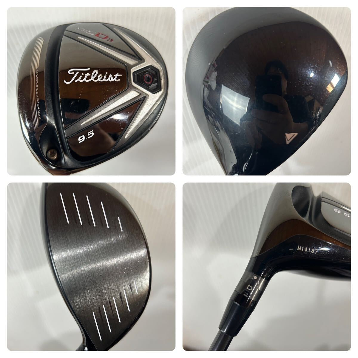 Titleist 915D3 1W 9.5° 915F 5W 18° 915H 4U 24° Left-Handed Set Flex-S - photo 2