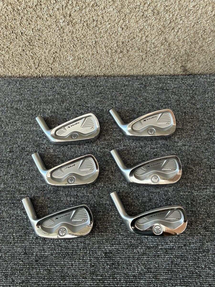 Yamaha Inpres X V Forged 2011 Iron Set 5-PW 6pcs Head Only RH Japan - photo 2