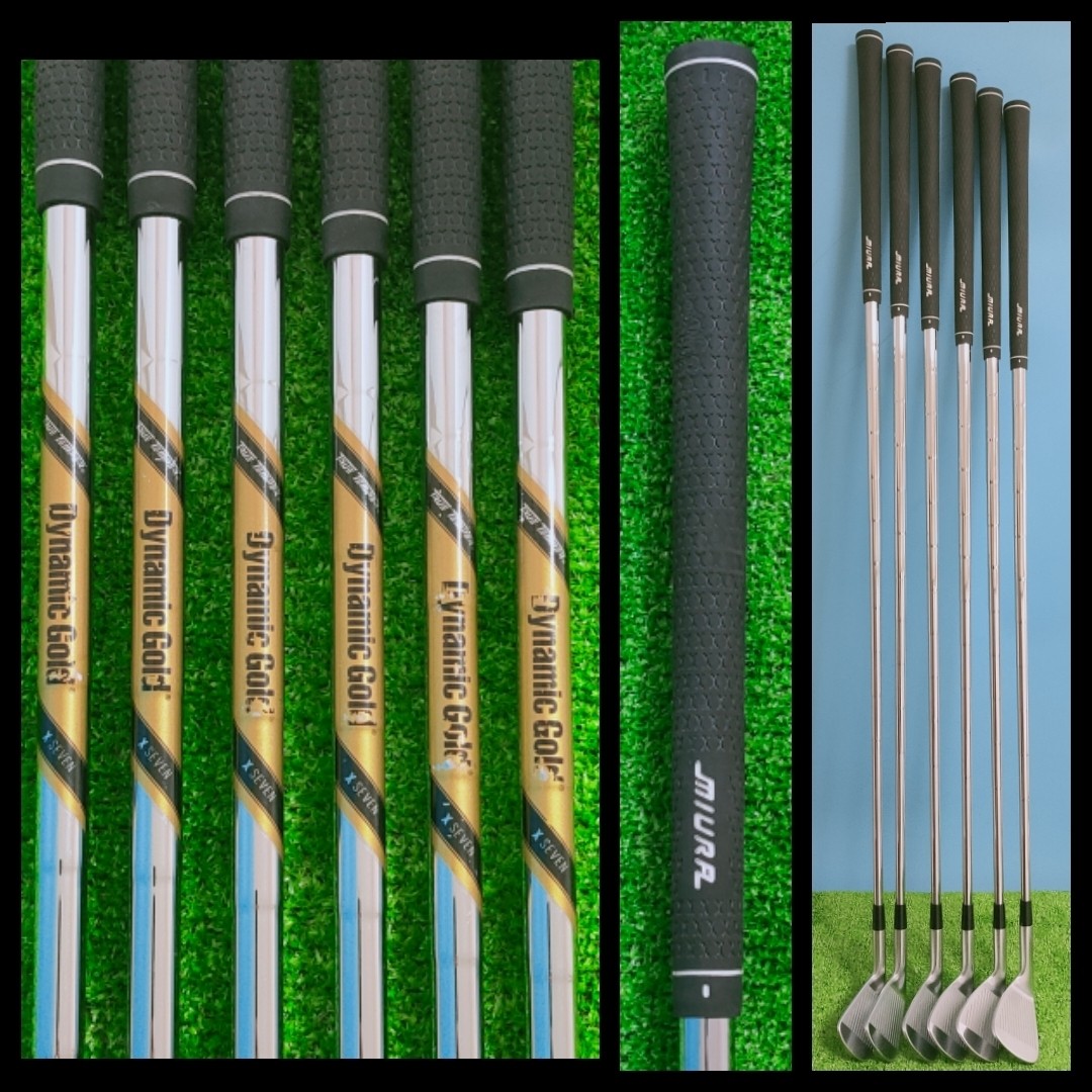 Miura TB Zero Iron Set 6pcs #5-PW Dynamic Gold X7 Japan Spec - photo 10