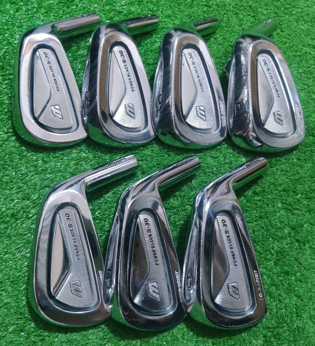 Mizuno Tour Spirit Power Blade S-30 Iron Head Set 7pcs #4-PW - photo 1