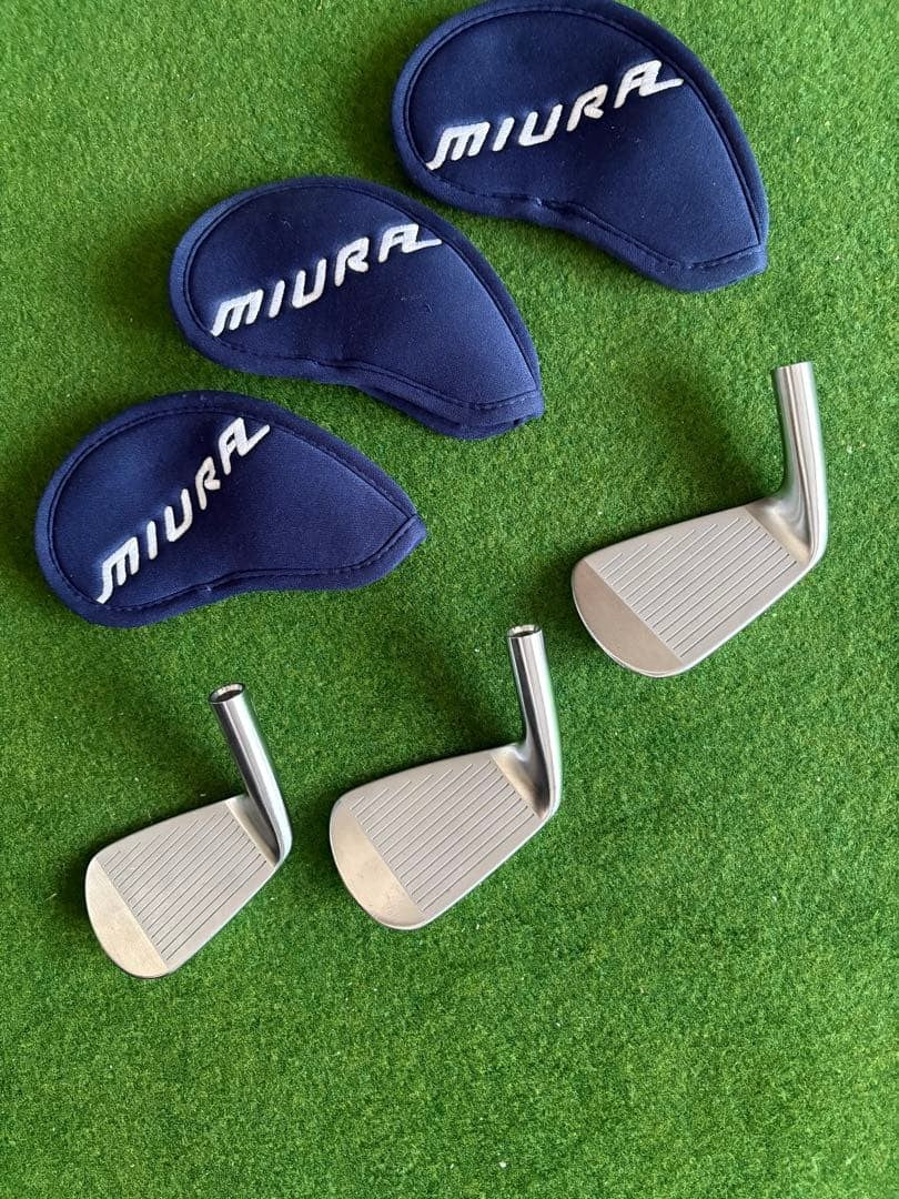 Miura Giken TC-101 Iron Head Set 3pcs #8 #9 PW Unused Japan - photo 3