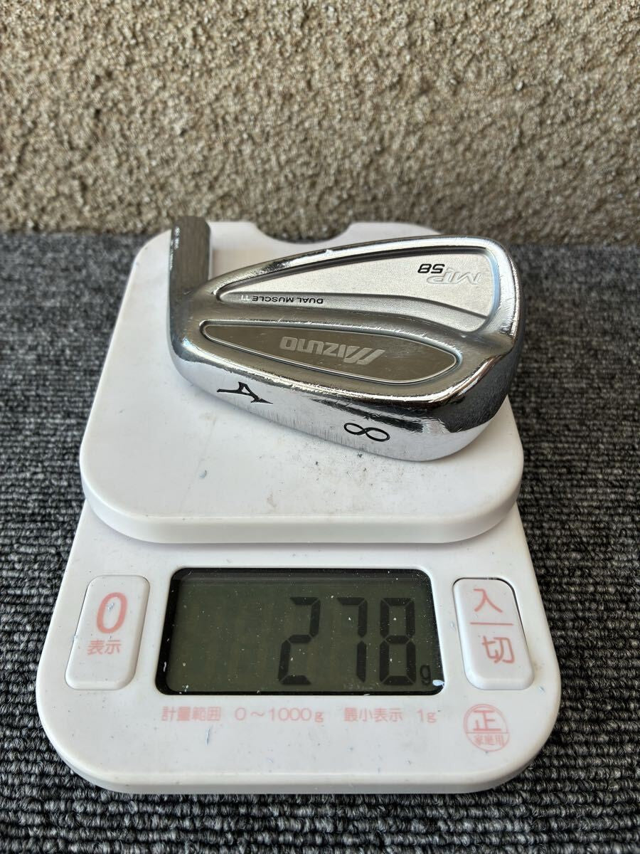 Mizuno MP-58 Iron Set 5-PW 6pcs Head Only RH Golf Club Japan - photo 7