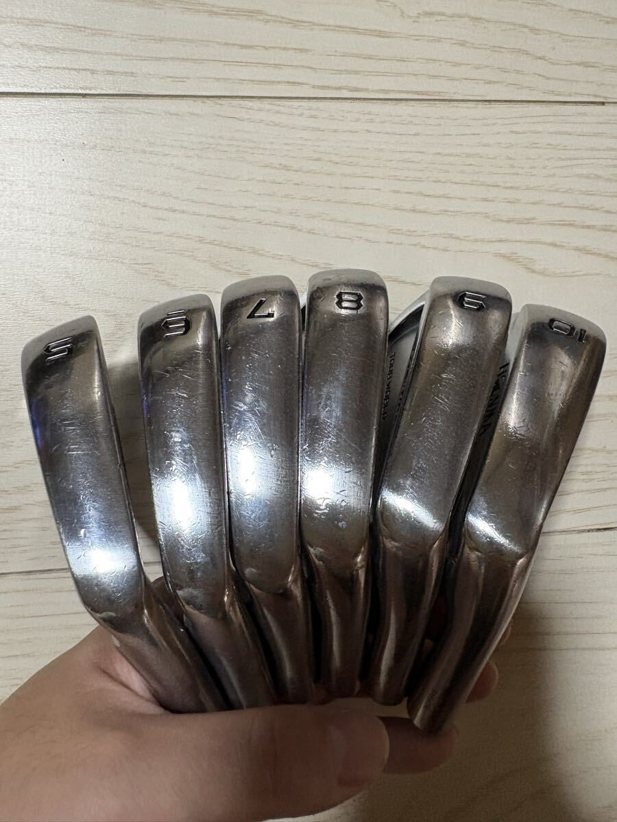 Honma Tour World TW-727 V Iron Set 5-PW 6pcs Head Only RH Golf Japan - photo 7