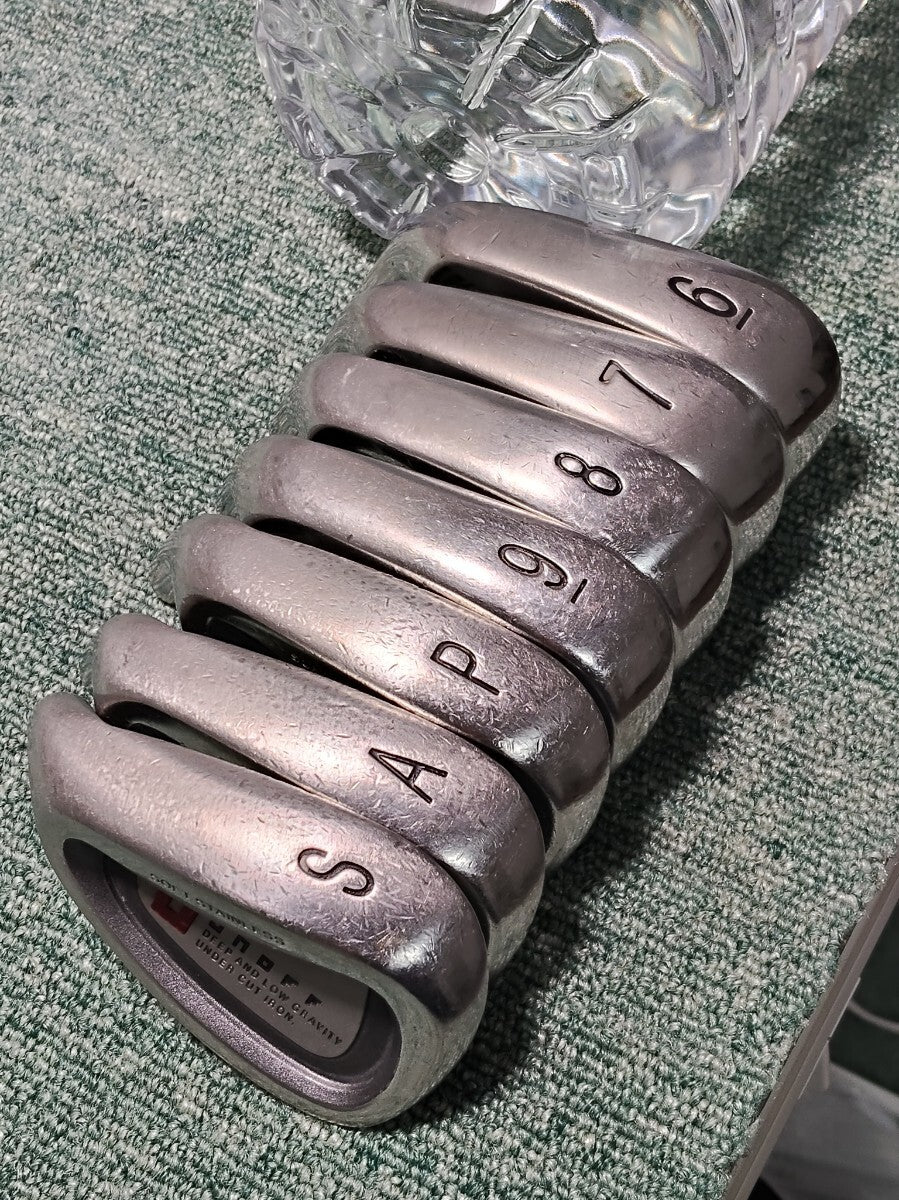 Onoff AKA 2004 Iron Set 6-SW 7pcs Head Only Left Handed Golf Japan - photo 6