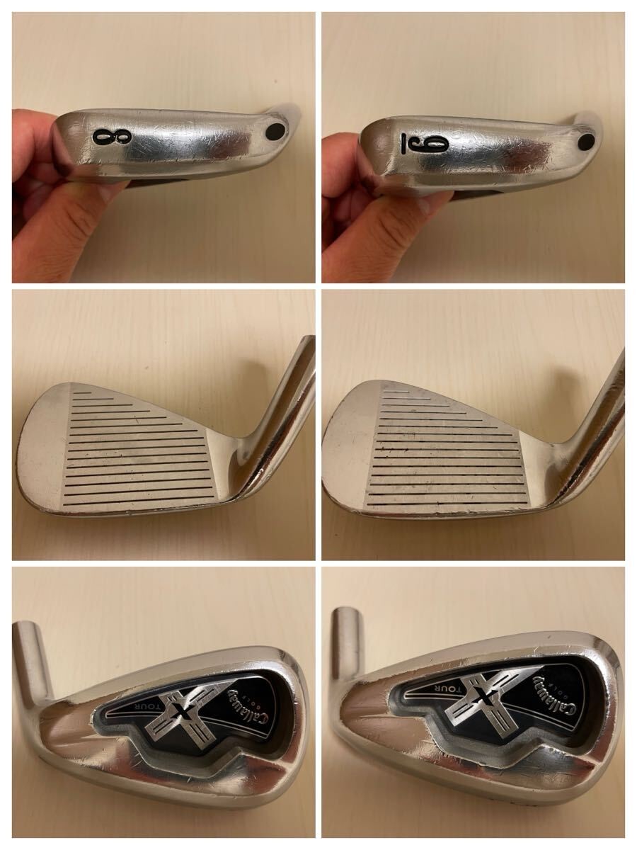 Callaway X-Tour Forged Iron Set 4-PW 7pcs Head Only RH Golf Japan - photo 4