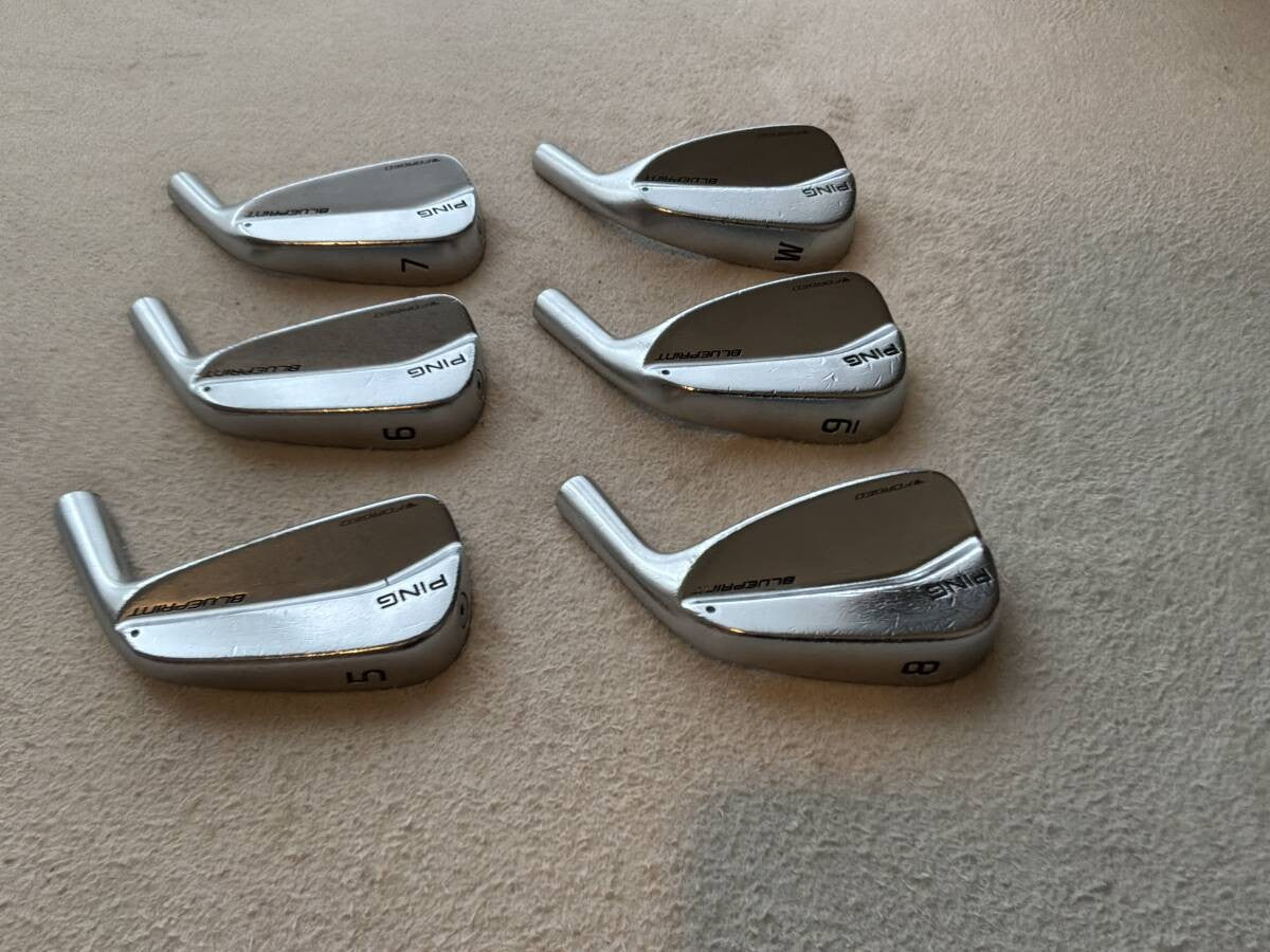 PING Blueprint Iron Set 5-PW W 6pcs Head Only Green Dot RH Golf Japan - photo 4