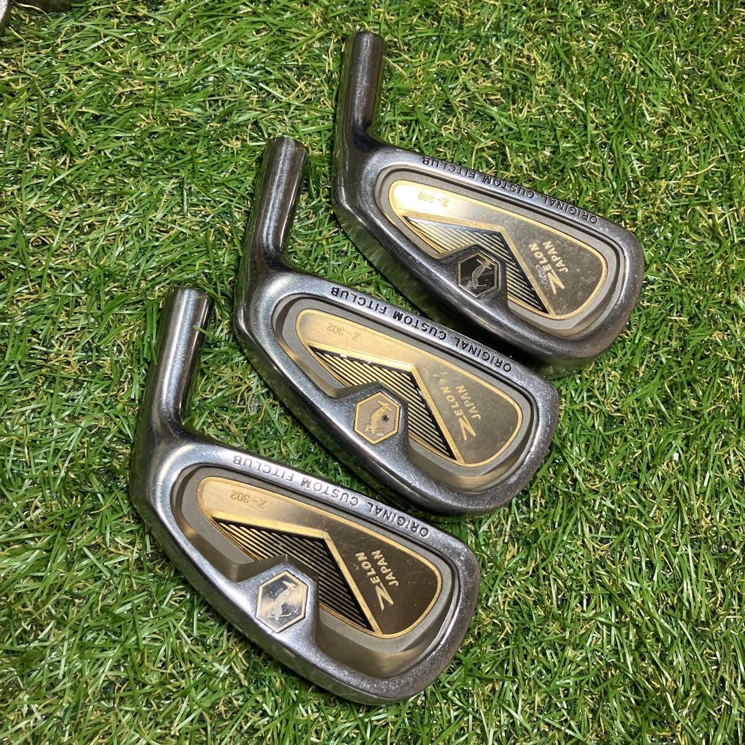 Zelon Japan Z-302 Iron Set Head Only 5-PW 6pc Japan Spec RH - photo 2
