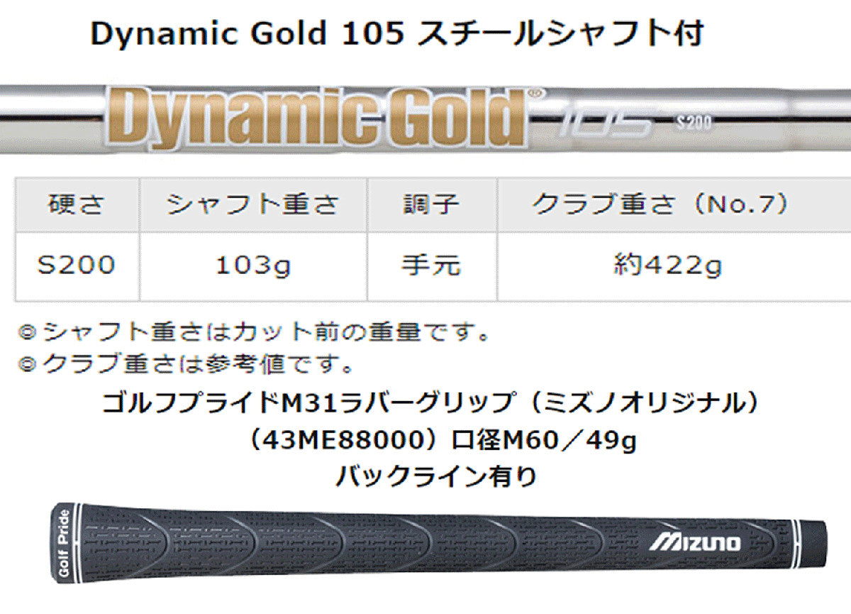 Mizuno JPX 925 Forged Iron Set 5-PW 6pc Dynamic Gold 105 S200 Japan Spec - photo 4