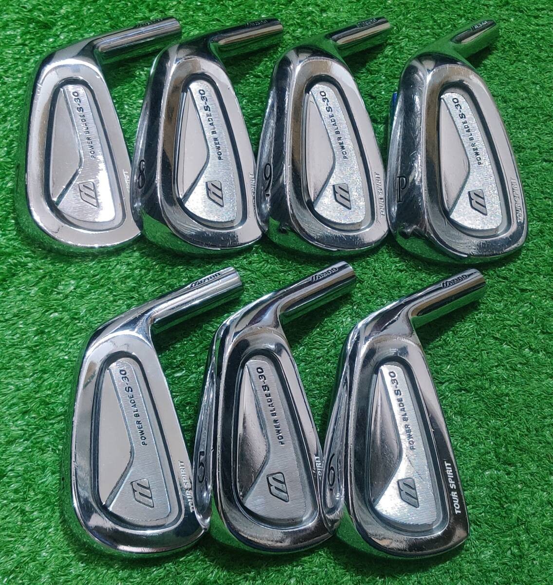 Mizuno Tour Spirit Power Blade S-30 Iron Head Set 7pcs #4-PW - photo 1
