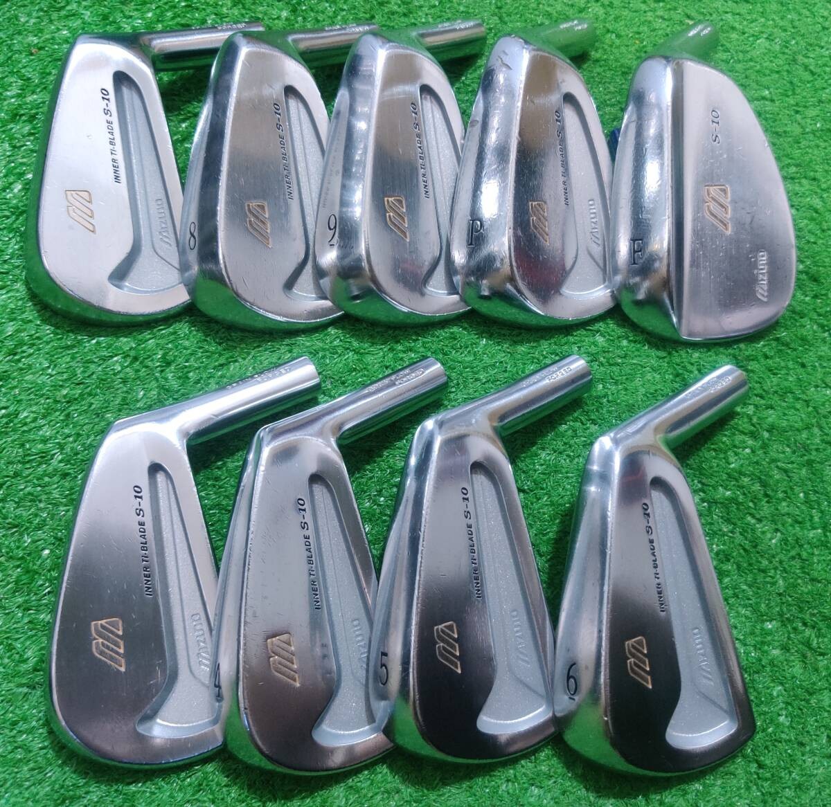 Mizuno S-10 Iron Head Set 9pcs #3-PW FW Grain Flow Forged - photo 1
