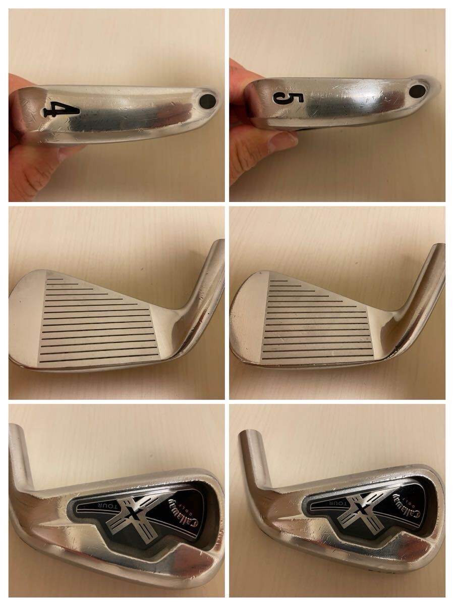 Callaway X-Tour Forged Iron Set 4-PW 7pcs Head Only RH Golf Japan - photo 7