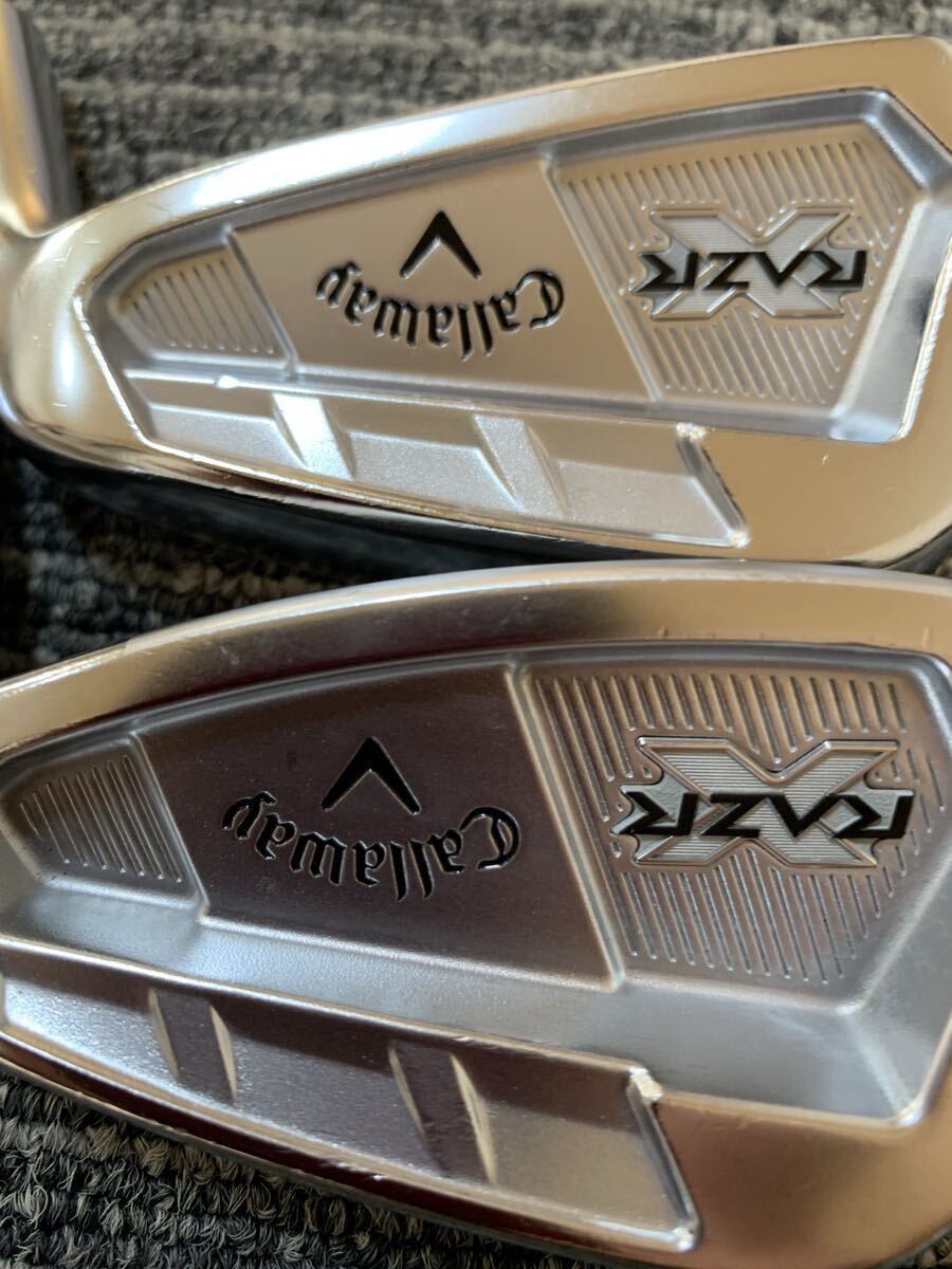 Callaway RAZR X Forged Iron Set 5-PW 6pcs Head Only RH Golf Club Japan - photo 3