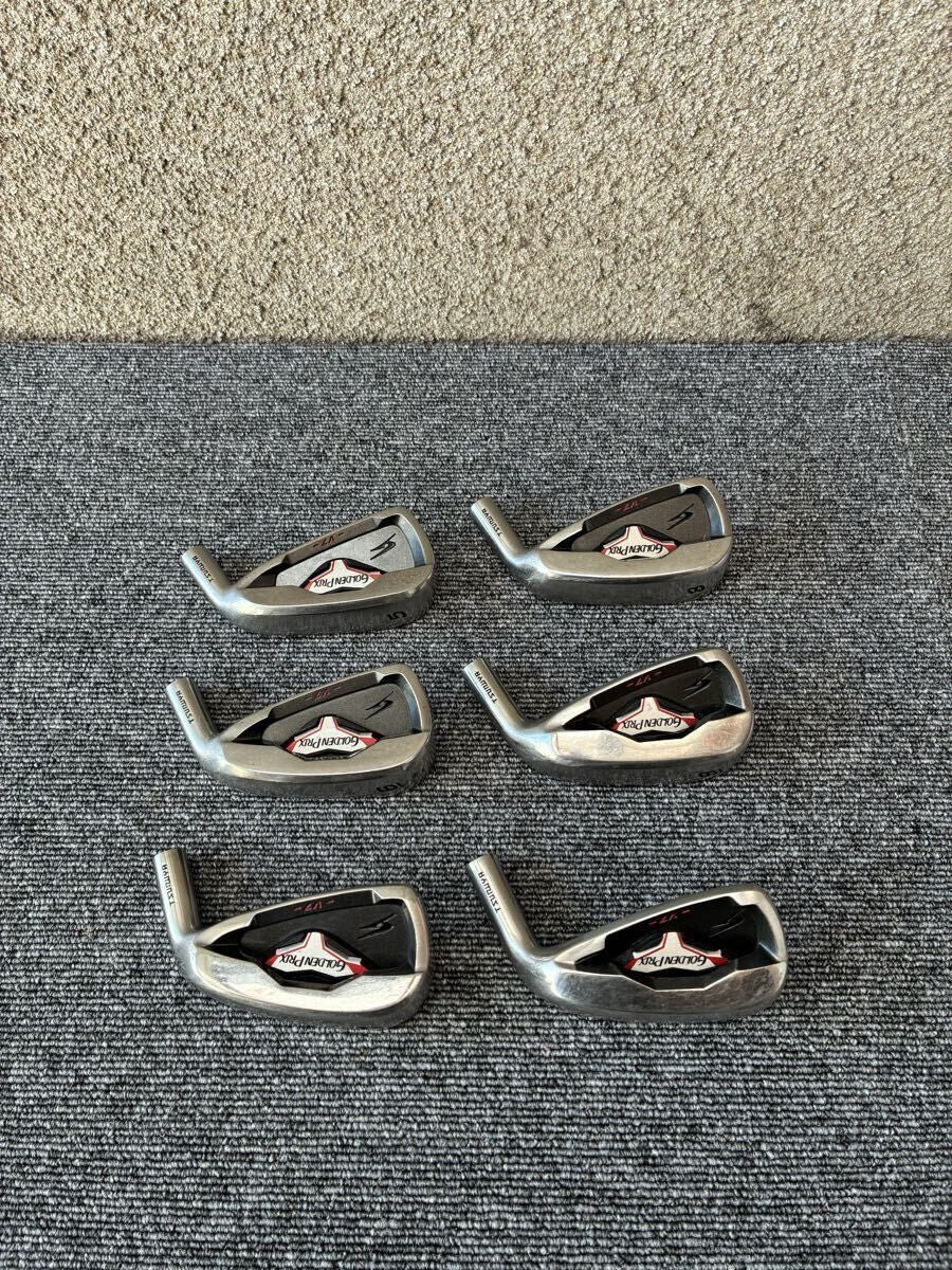 Tsuruya Golden Prix V7 Iron Set 5-PW 6pcs Head Only RH Golf Japan - photo 2