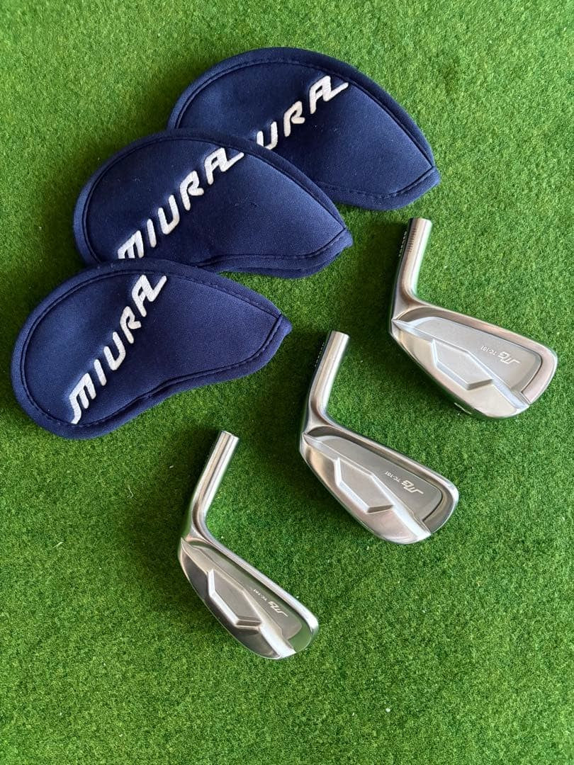 Miura Giken TC-101 Iron Head Set 3pcs #8 #9 PW Unused Japan - photo 4