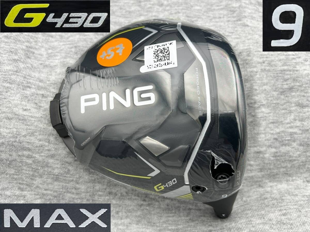 PING G430 Max Tour Issue Driver Head 9 Deg CT257 WRX Proto RH Japan - photo 1