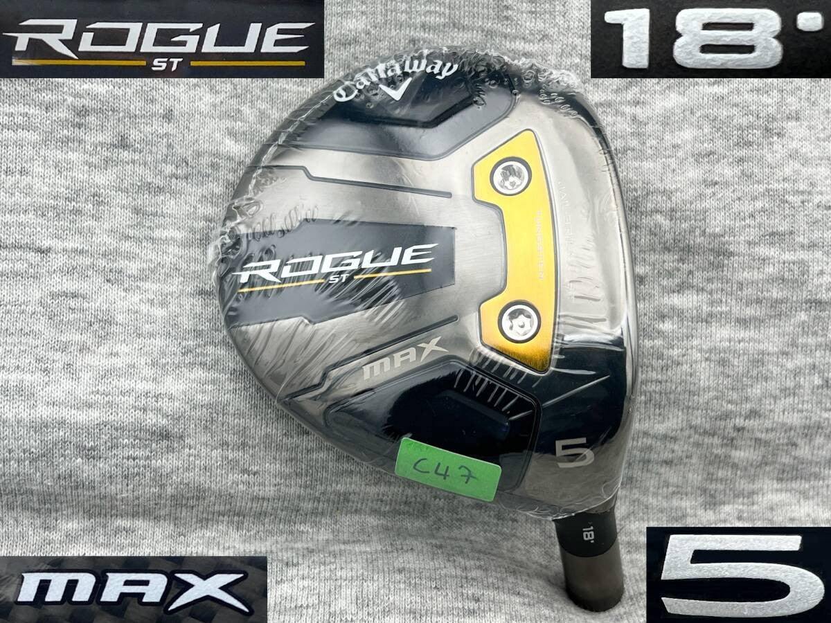 Callaway PROTO TC Serial ROGUE ST MAX 5W 18 Real 18.7 TOUR ISSUE CT247 - photo 1