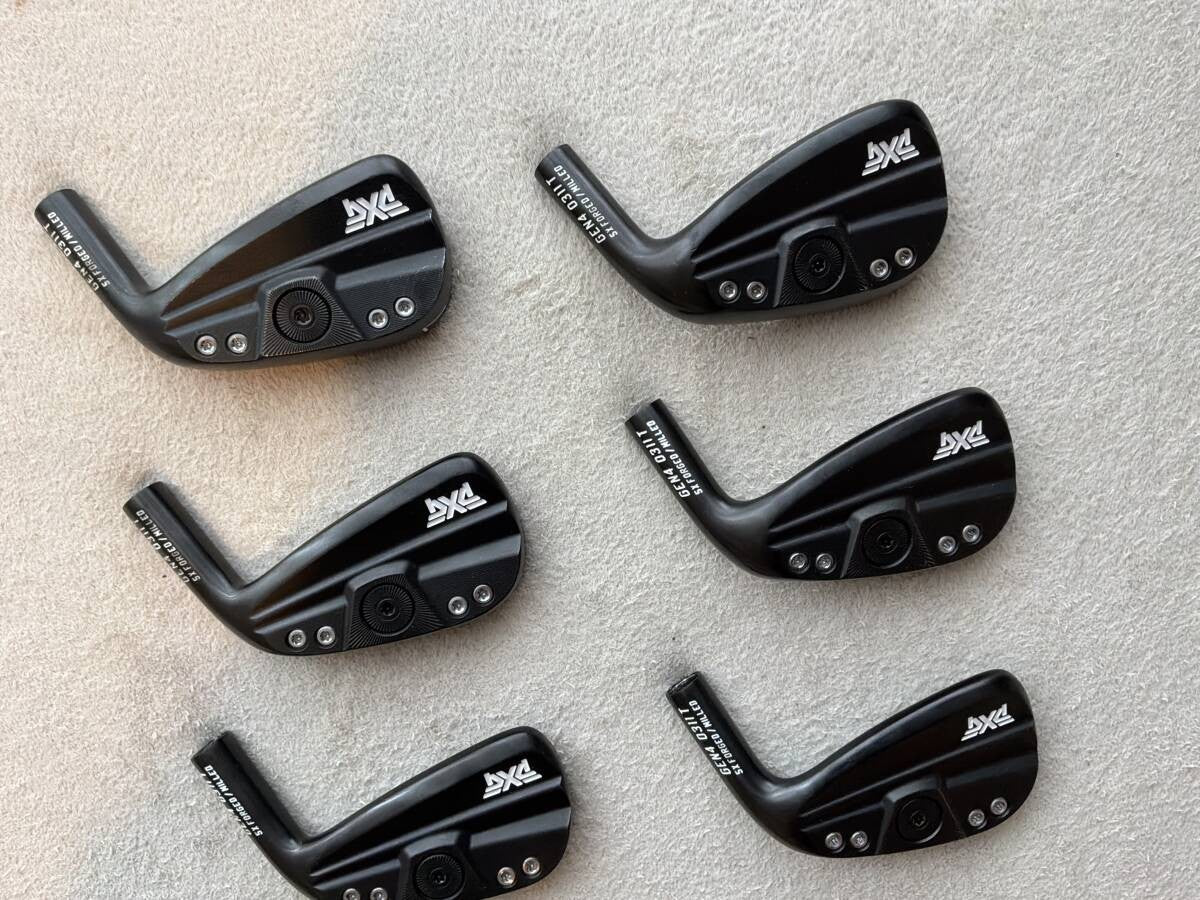 PXG 0311 T GEN4 Xtreme Dark Iron Set 5-PW 6pcs Head Only RH Japan - photo 5